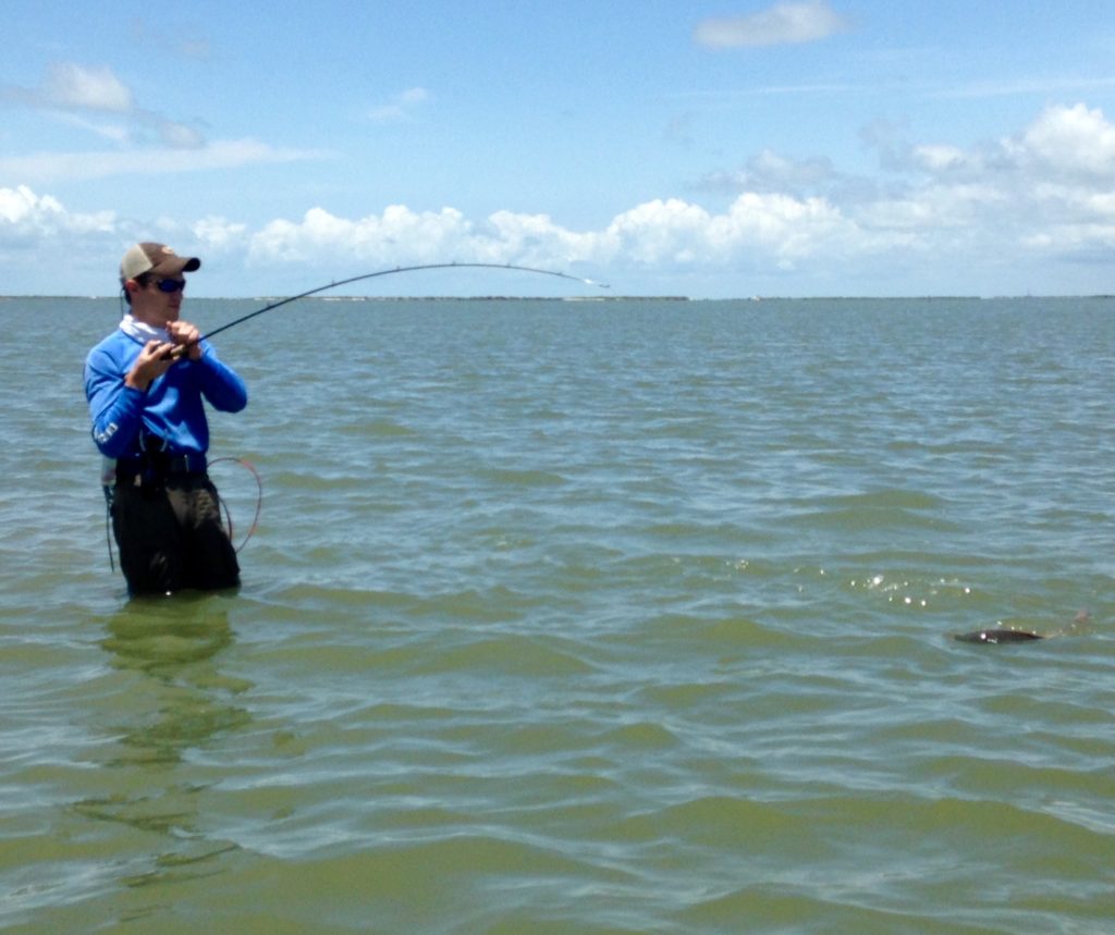 Texas wade fishing