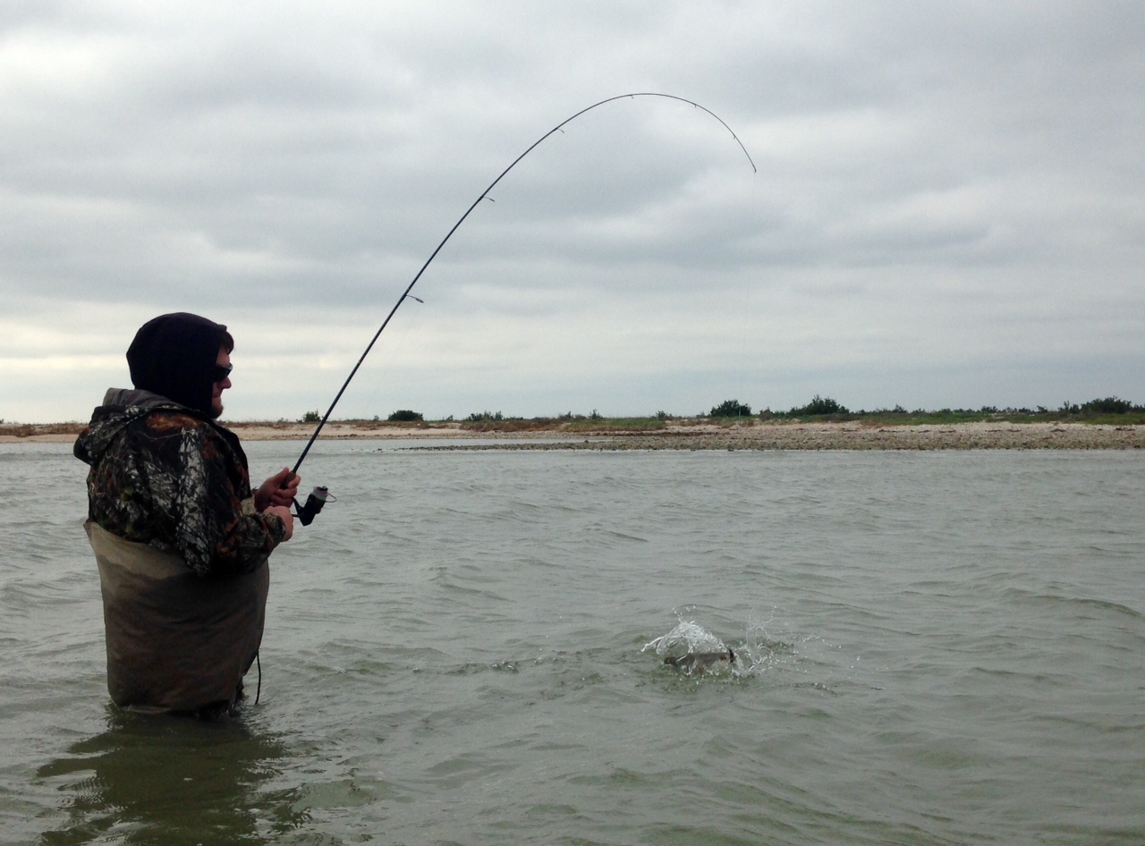 Texas wade fishing