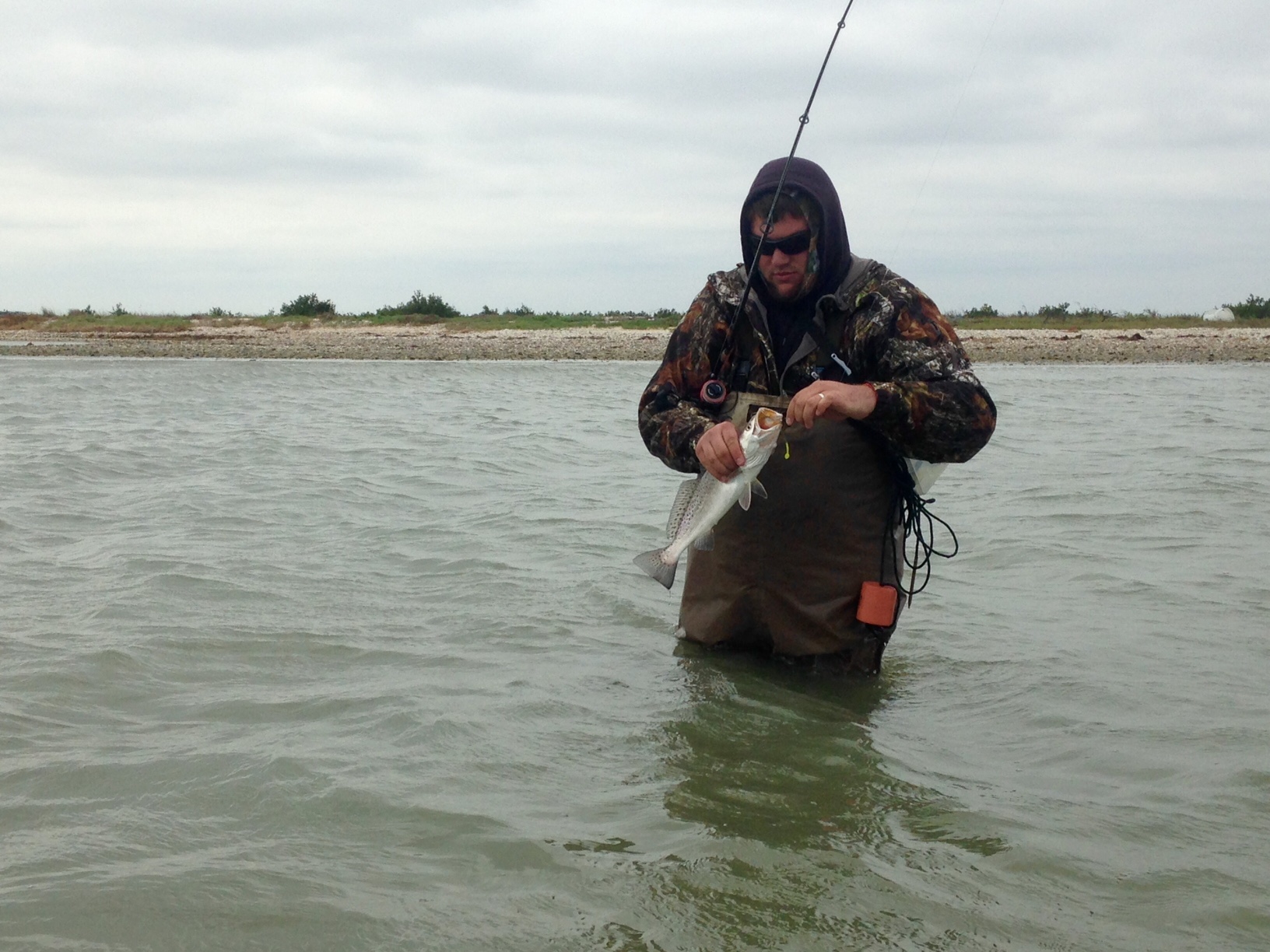 Texas wade fishing