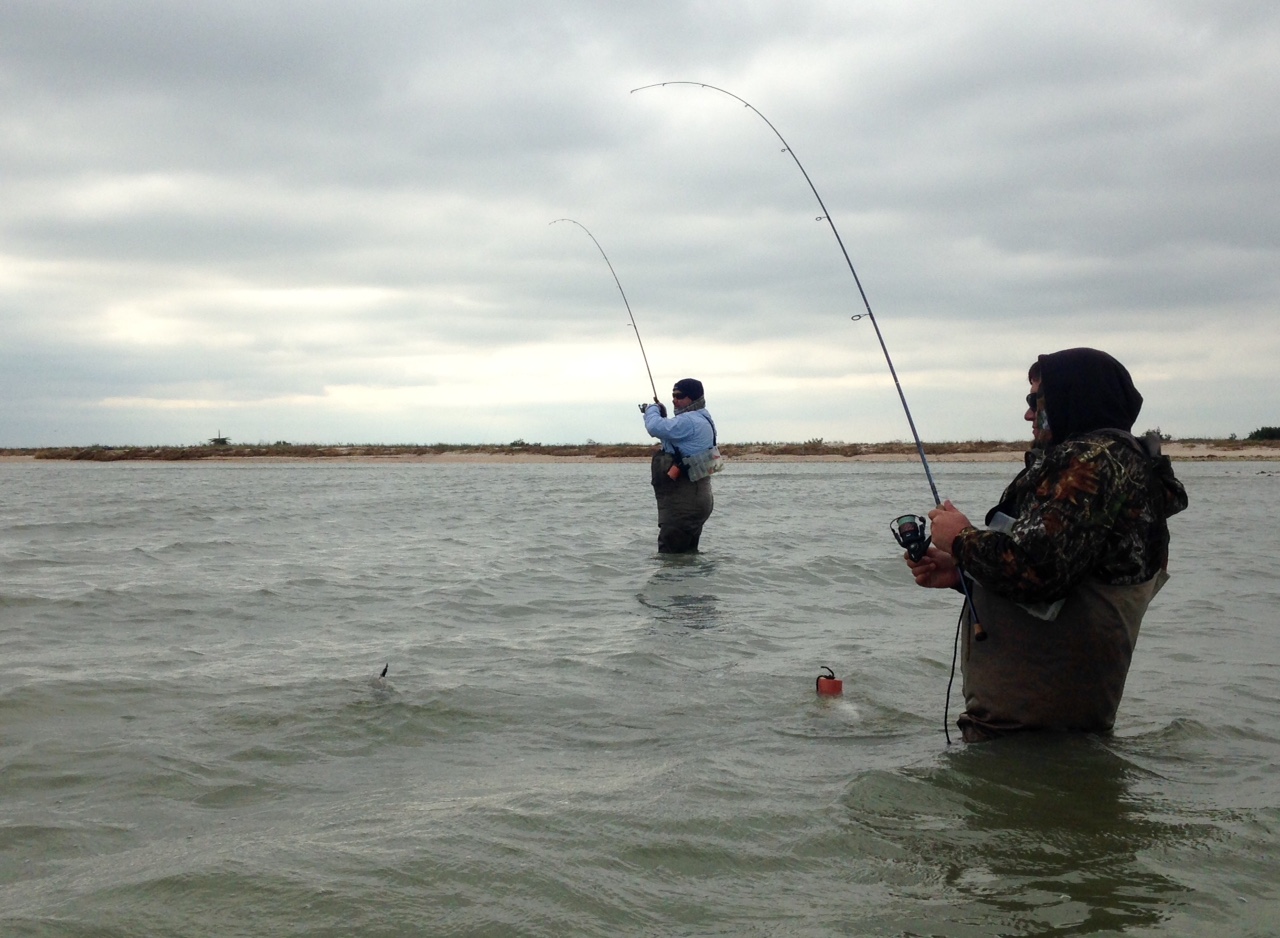 Texas wade fishing