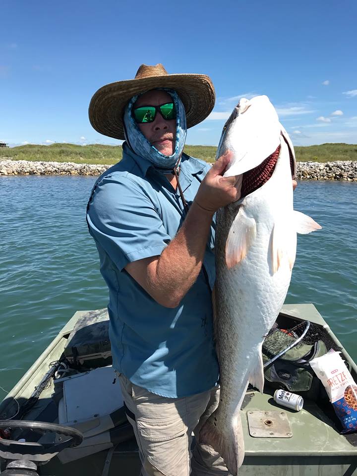 Bull Red on light tackle in Port O'Connor! - Texas Outdoors by the Coker  Boys