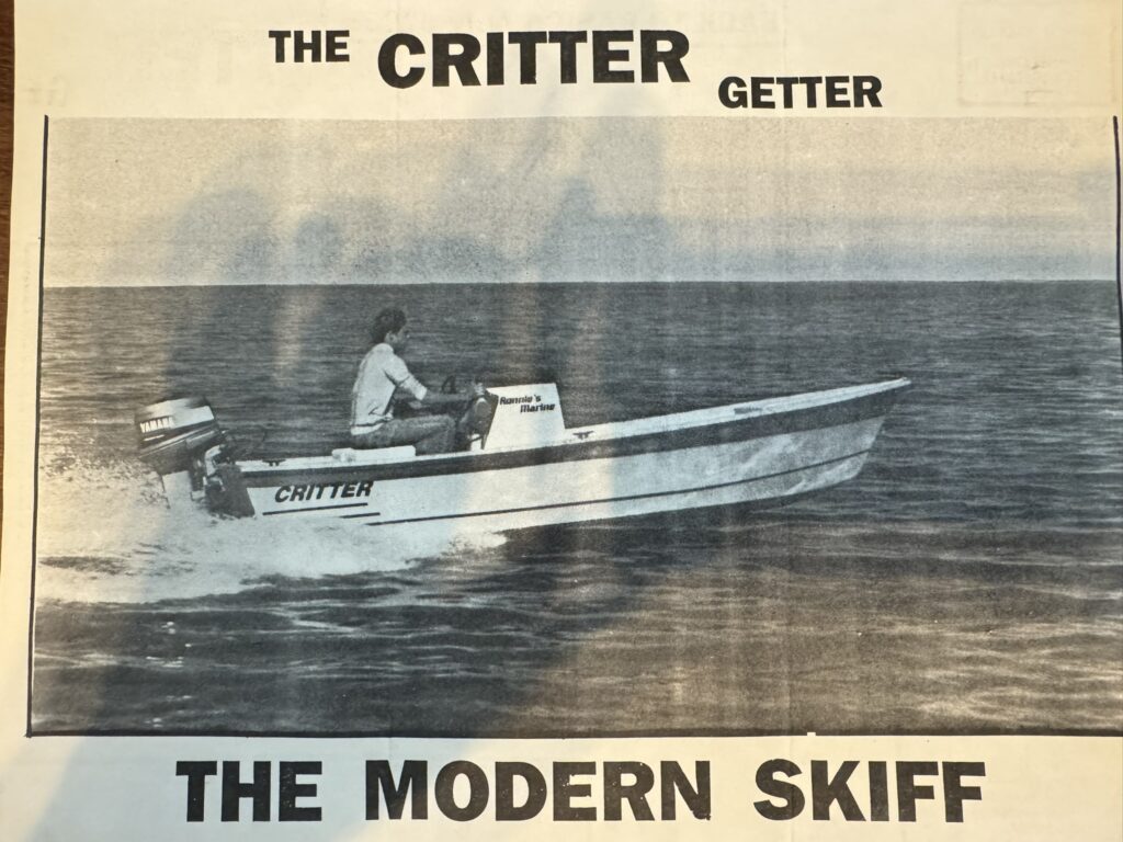 The Critter boat