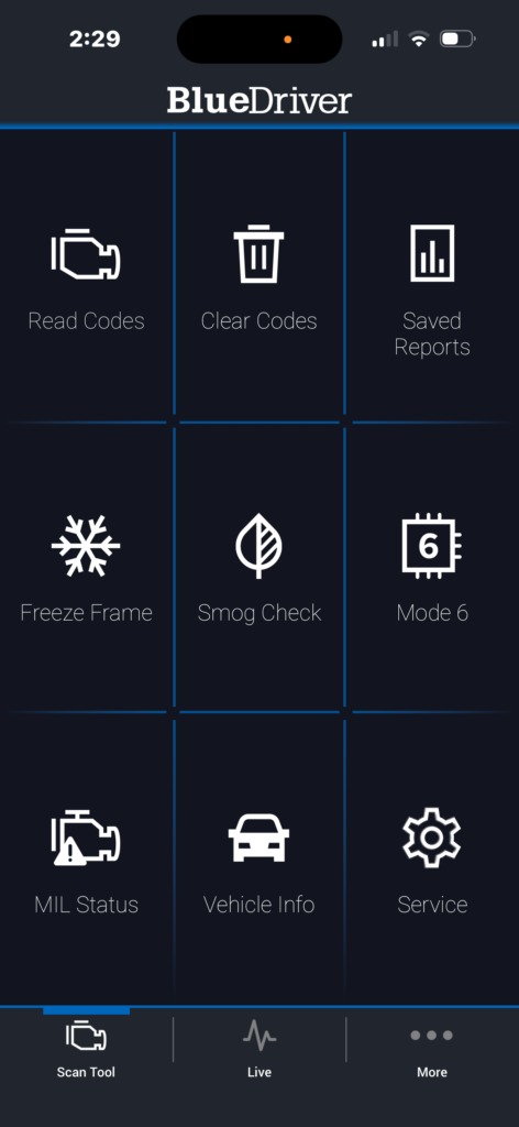 BlueDriver OBD2 Scanner