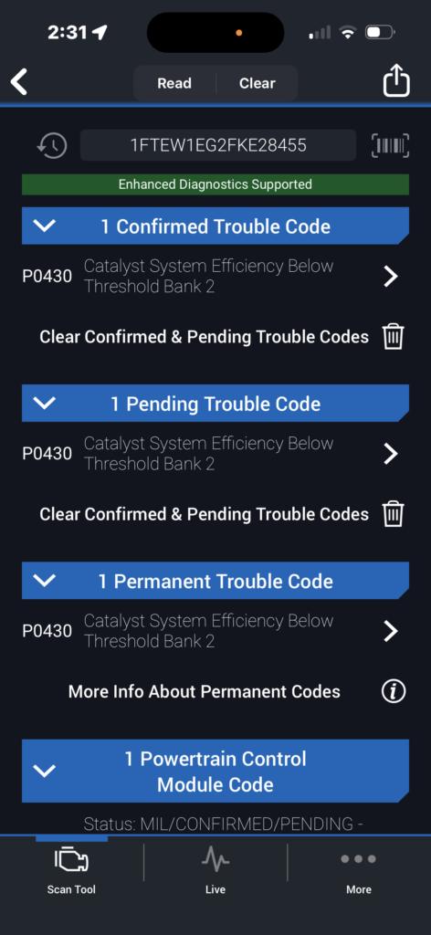 BlueDriver OBD2 Scanner